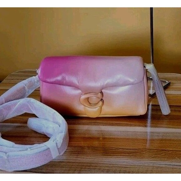 Coach Pillow Tabby 26 Ombre Nappa Leather FULL size Shoulder Bag NWT - Picture 1 of 12